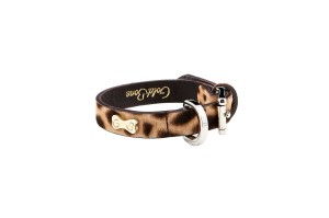 Luxury Dog Collar GoldBone Safari