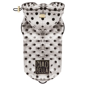 Portofino See-Through Raincoat Milk&Pepper