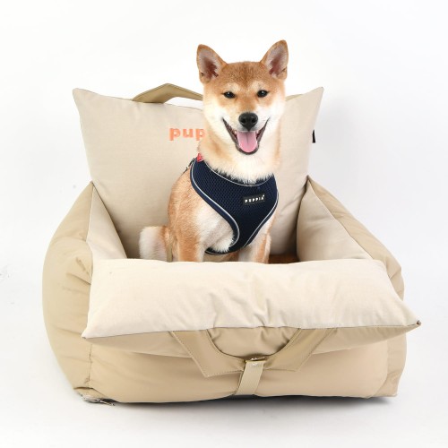 Premium Puppia dog car seat_ivory_dog.jpg