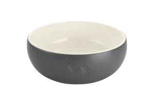 Miska ceramiczna dla psa Lund grey