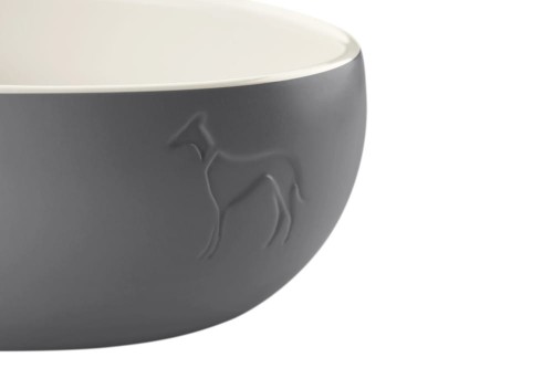 Miska ceramiczna dla psa Lund grey_details