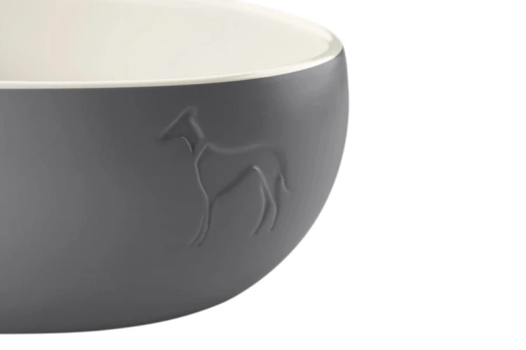 Miska ceramiczna dla psa Lund grey_details