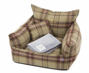  3 in1: Luxury dog sofa Old School +blanket+pillow