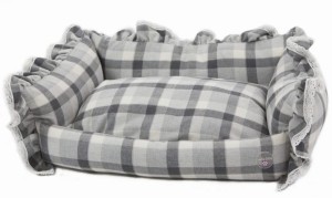 Lovely Dog Bed Soft Grey