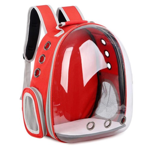 Space Capsule plecak dla psa kota Red.jpg