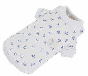 Stylish dog T-shirt Marine