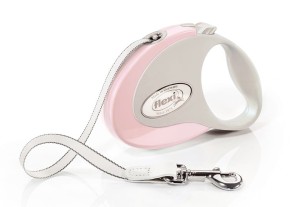 Automatic Dog Lead Flexi Style pink