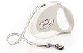 Stylowa smycz automatyczna Flexi Style white