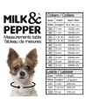 Luksusowa Obroża dla psa Milk&Pepper Amaya beige_size