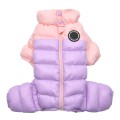 Ultralekki zimowy kombinezon dla psa Puppia pastel pink