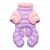 Ultralekki zimowy kombinezon dla psa Puppia pastel pink