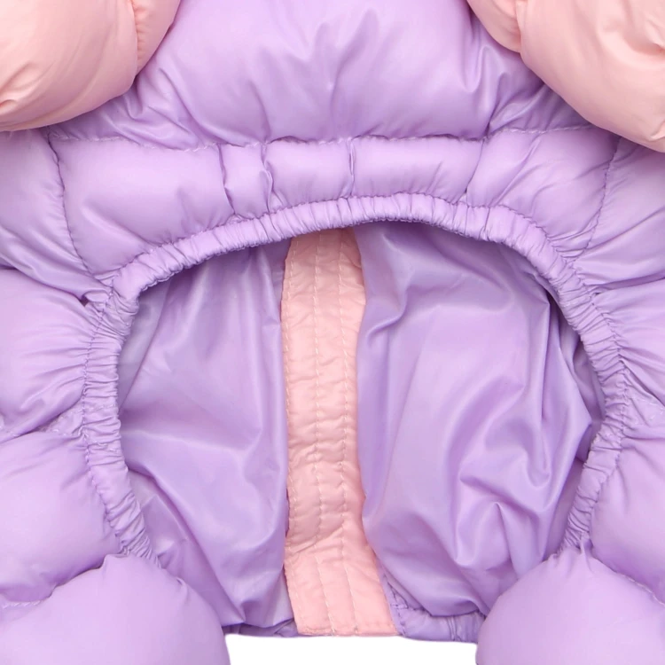 Ultralekki zimowy kombinezon dla psa Puppia pastel pink