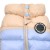 Ultralekki zimowy kombinezon dla psa Puppia pastel beige