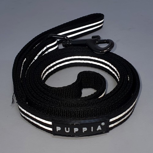 Odblaskowa smycz Puppia Two Tone Reflective black