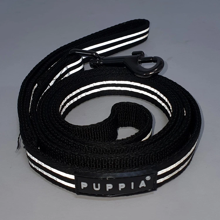 Odblaskowa smycz Puppia Two Tone Reflective black