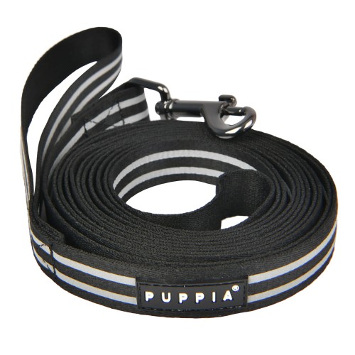 Odblaskowa smycz Puppia Two Tone Reflective black 3m