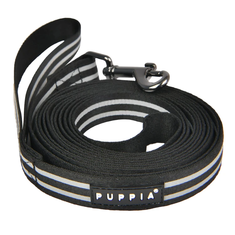 Odblaskowa smycz Puppia Two Tone Reflective black 3m
