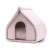 Luksusowe legowisko-budka dla psa Puppy Angel Kisses pink
