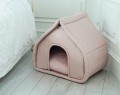 Luksusowe legowisko-budka dla psa Puppy Angel Kisses pink
