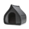 Luksusowe legowisko-budka dla psa Puppy Angel Kisses black