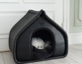 Luksusowe legowisko-budka dla psa Puppy Angel Kisses black