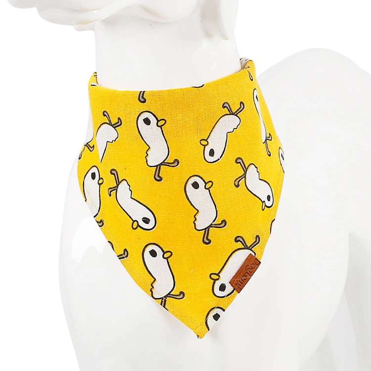 Bandanka dla psa lub kota Yellow Duck