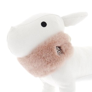 Fur Snood for dog Cipria pink