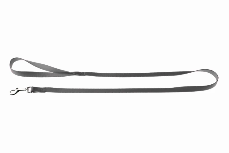 Nylona smycz dla psa grey