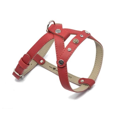 eleganckie szelki dla psa Smart Animal czerwone.jpg