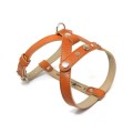 Luksusowe skórzane szelki dla psa Smart Animal + Dogs karmelowe.jpg