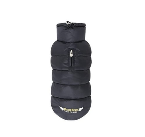 Luksusowa puchowa kurtka dla psa Puppy Angel black Regular