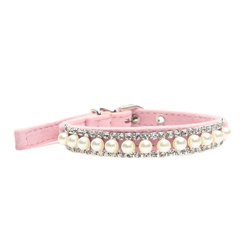 obroża dla psa Pearls pink.jpg