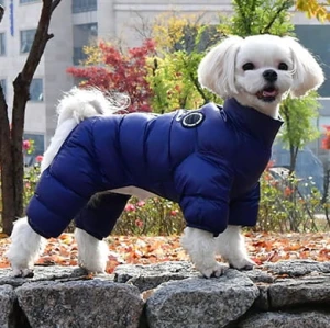 Zimowy kombinezon dla psa Puppia Ultra light A navy