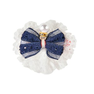 Charming Dog Hair Pin Brielle navy
