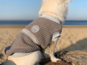 Lovely Dog Sweater Stone
