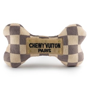 Dog toy Chewy Vuiton Bone