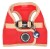 Bezuciskowe szelki kamizelka dla psa i kota puppia soft red beige