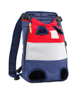 Dog/Cat Shoulder Carrier Bag blue&red
