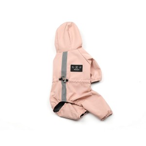 Stylish Waterproof Dog Jumpsuit Pastel pink