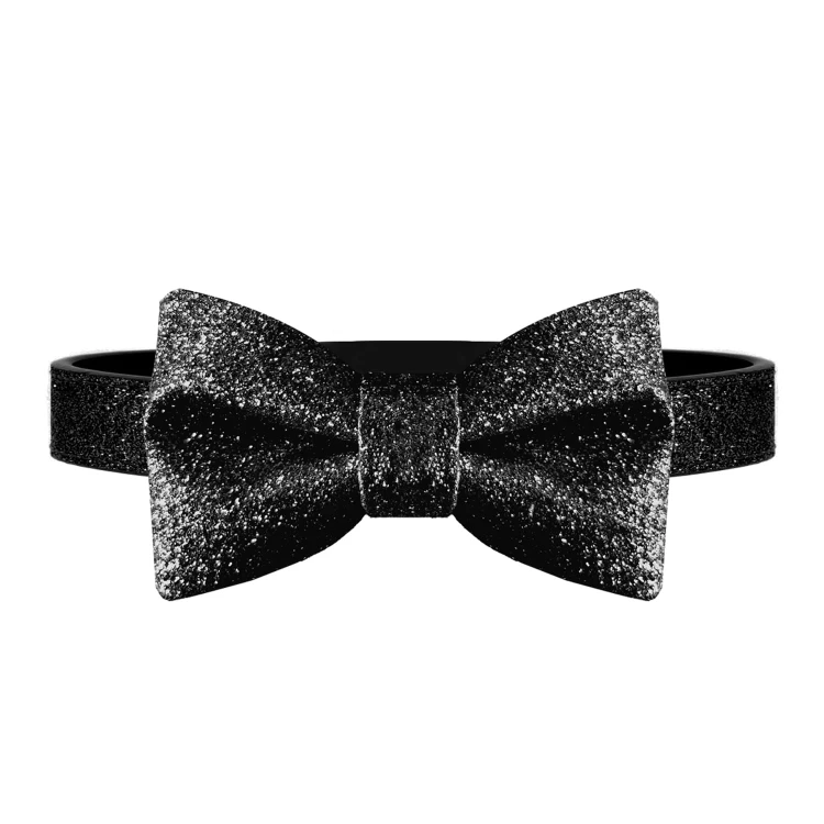 MP4130 - STARDUST Black - Bow Tie + Collar .jpg