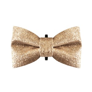Bow Tie Stardust Gold Milk&Pepper  