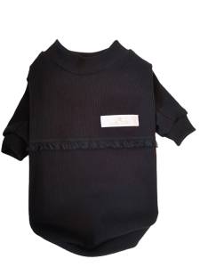 Lovely dog T-shirt Glamour black