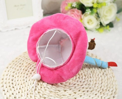 Urodzinowa czapka dla psa pink