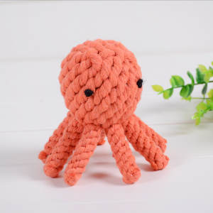 Dog toy: cotton octopus