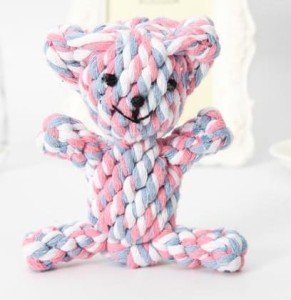 Dog toy: cotton bear