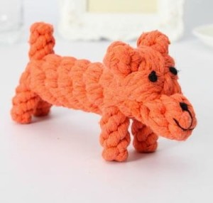 Dog toy: cotton dog