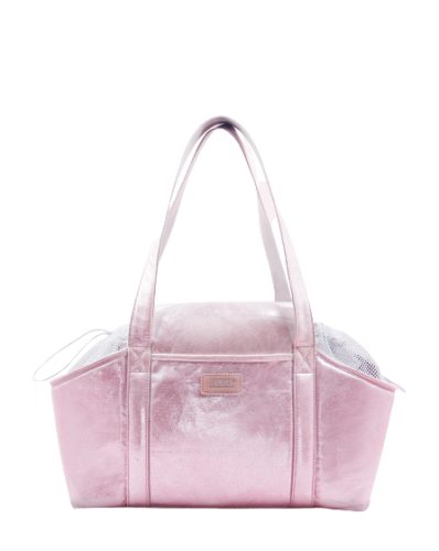 Luksusowa torba dla psa Shine pink