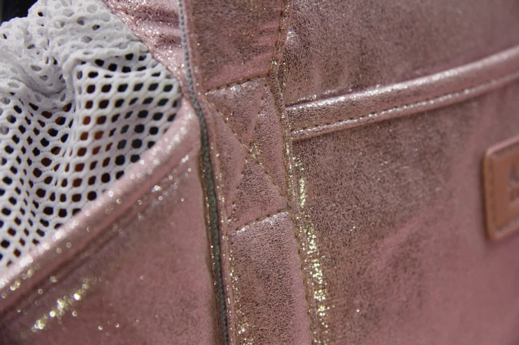 Luksusowa torba dla psa Shine pink