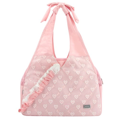 Luksusowa torba dla psa Heart pink