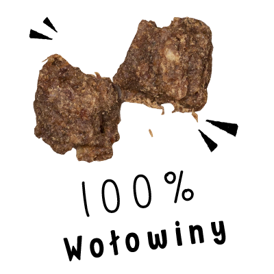Naturalne przysmaki dla psów Chunkies wołowina